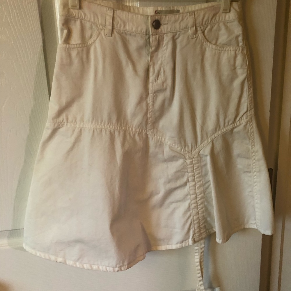 White skirt